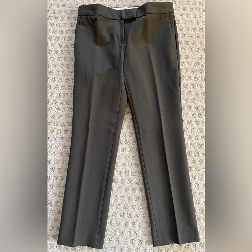Anne Taylor Devin Straight Fit Tailored Ankle Dress Pants